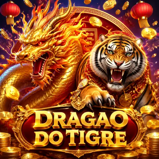 Mesa de dragon tiger com uma carta de cada lado